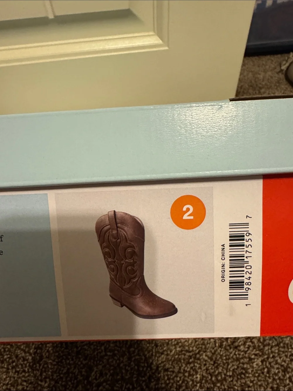 Brown Western Cowboy Boots for Girls - Classic Leather Style
